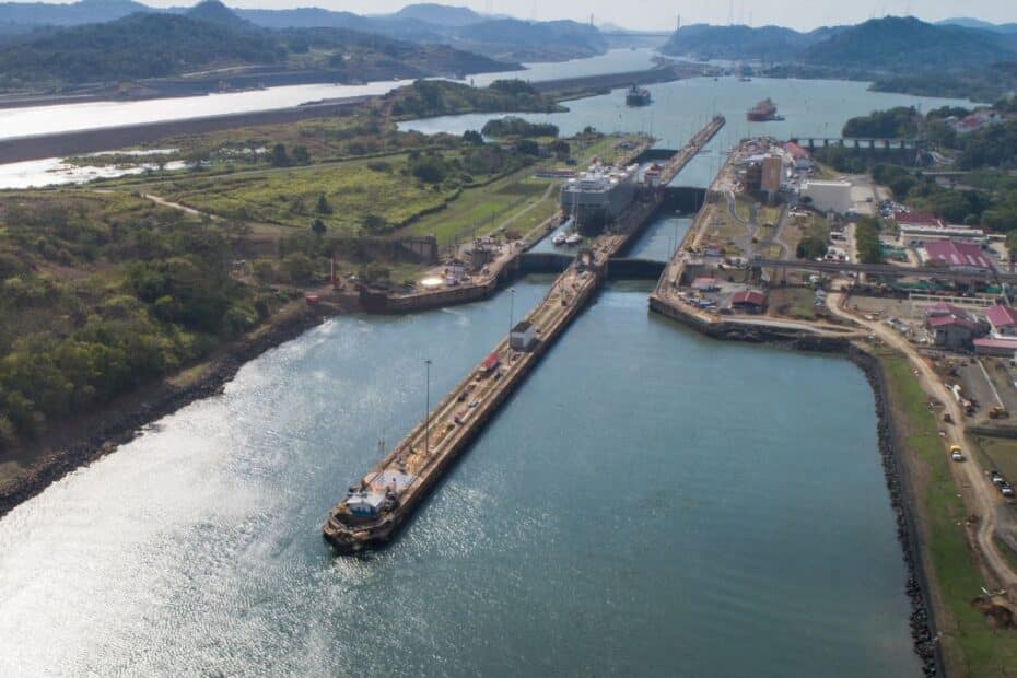 Panama Canal Birdview