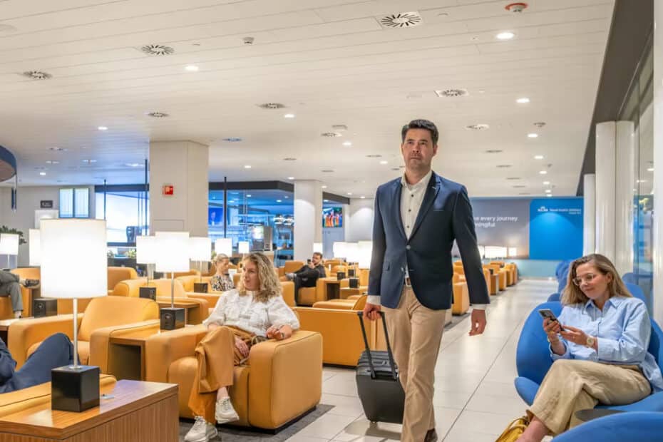 Business man travelling