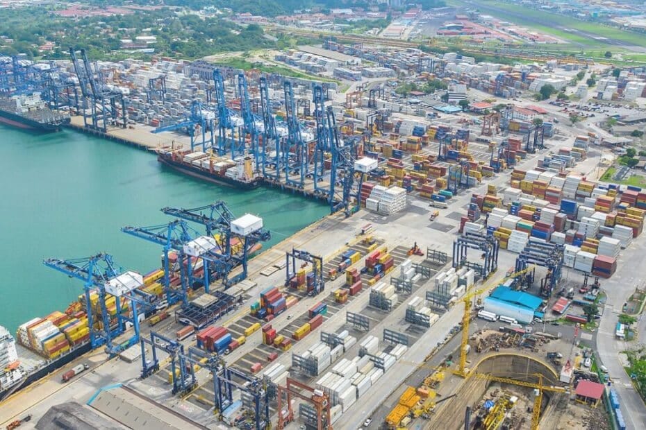 Balboa Port from above