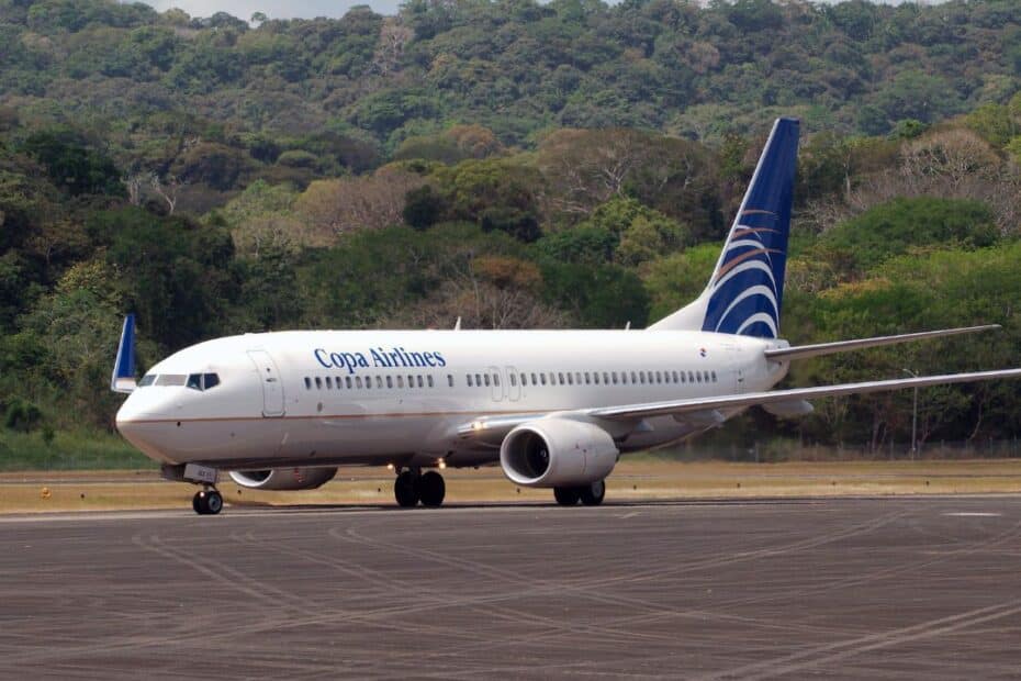 Copa Airlines airplane on runway