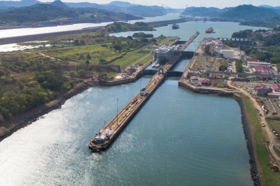 Birdview from the Panama Canal Corozal area